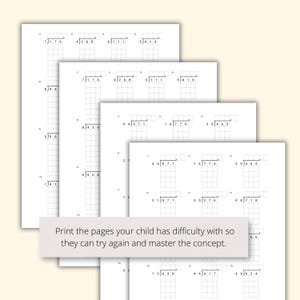 math worksheet bundle PDF for kids addition and multiplication