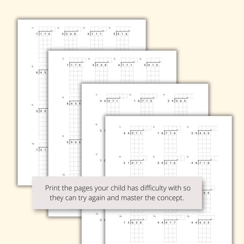math worksheet bundle PDF for kids addition and multiplication
