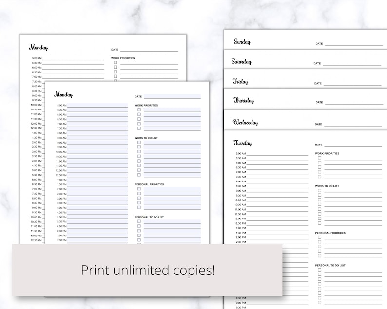 work from home organizer