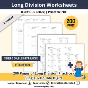 basic math operations worksheets printable PDF
