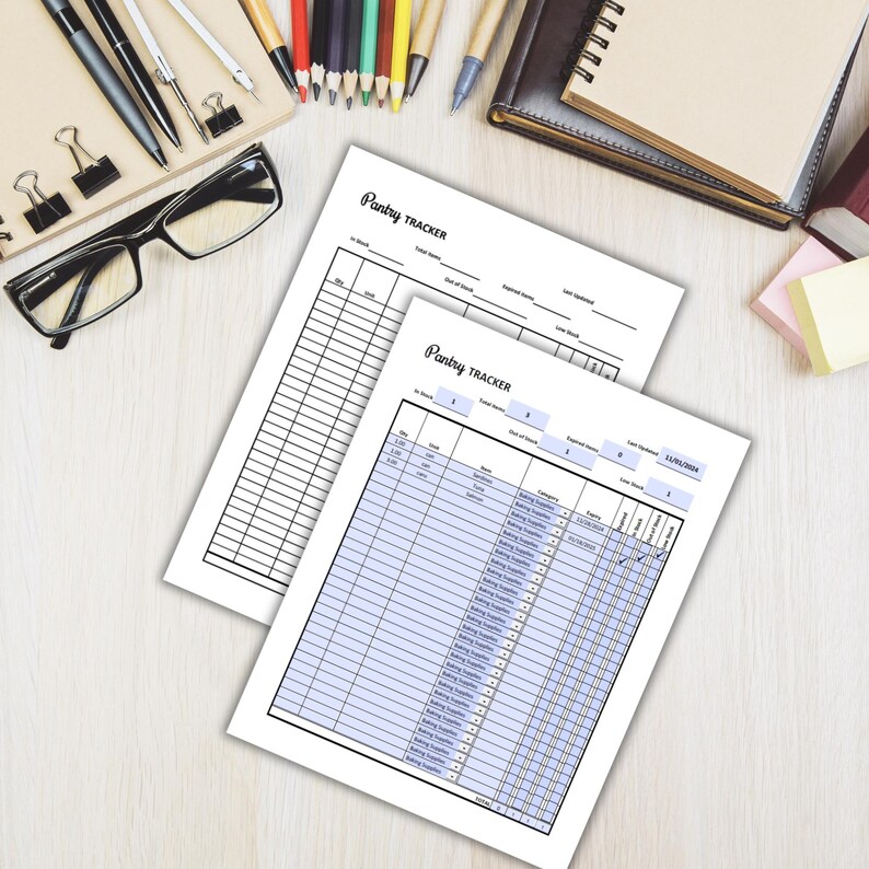pantry inventory list