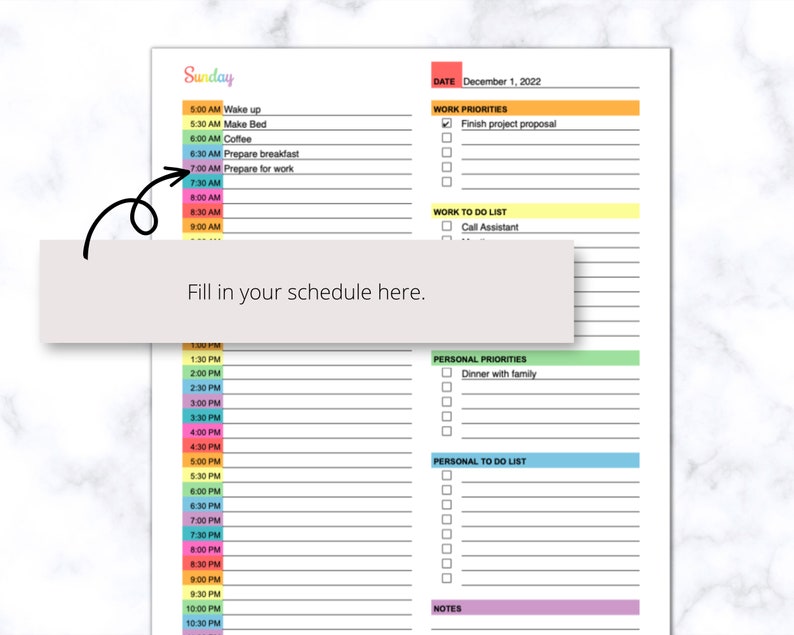 wfh task organizer