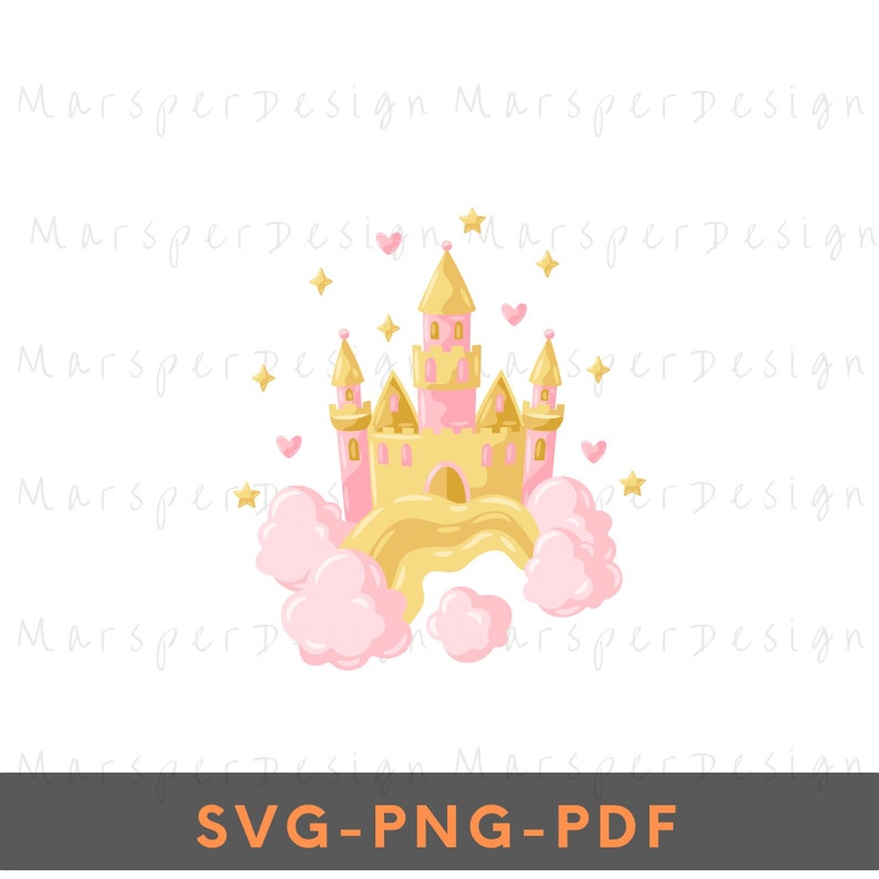 Magic Kingdom Svg, Castle Svg, Cricut Silhouette Studio3 - Etsy