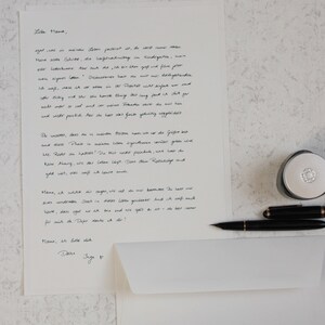Brief - Handgeschrieben - Liebesbrief - Weihnachtspost - Einfach mal so - Personalisiertes Geschenk - Jubiläum - Ehegelübte - Gedicht