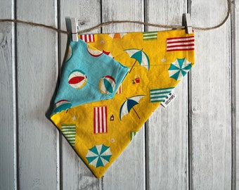 Beach Time Reversible Over the Collar Bandana