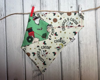 Cookies & Cocoa Reversible Over the Collar Bandana