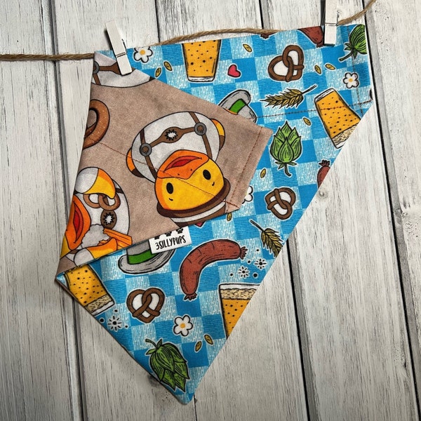 Oktoberfest Reversible Over the Collar Bandana