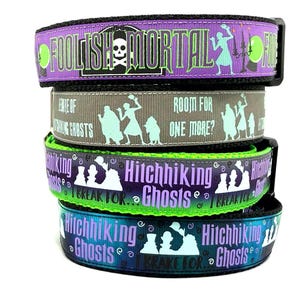 Hitchhiking Ghosts Dog Collar