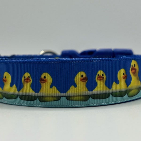 Collier canard en caoutchouc pour chien