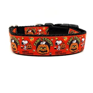 Camp Spooky Dog Collar