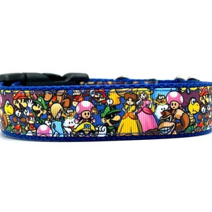 Mario & Friends Dog Collar