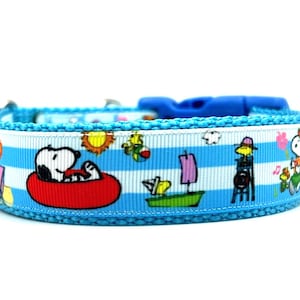 Beach Beagle Dog Collar