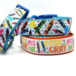 Time to Color Dog Collar