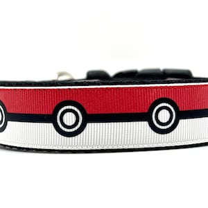 Pokeball Dog Collar