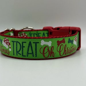 Oh Christmas Treat Dog Collar