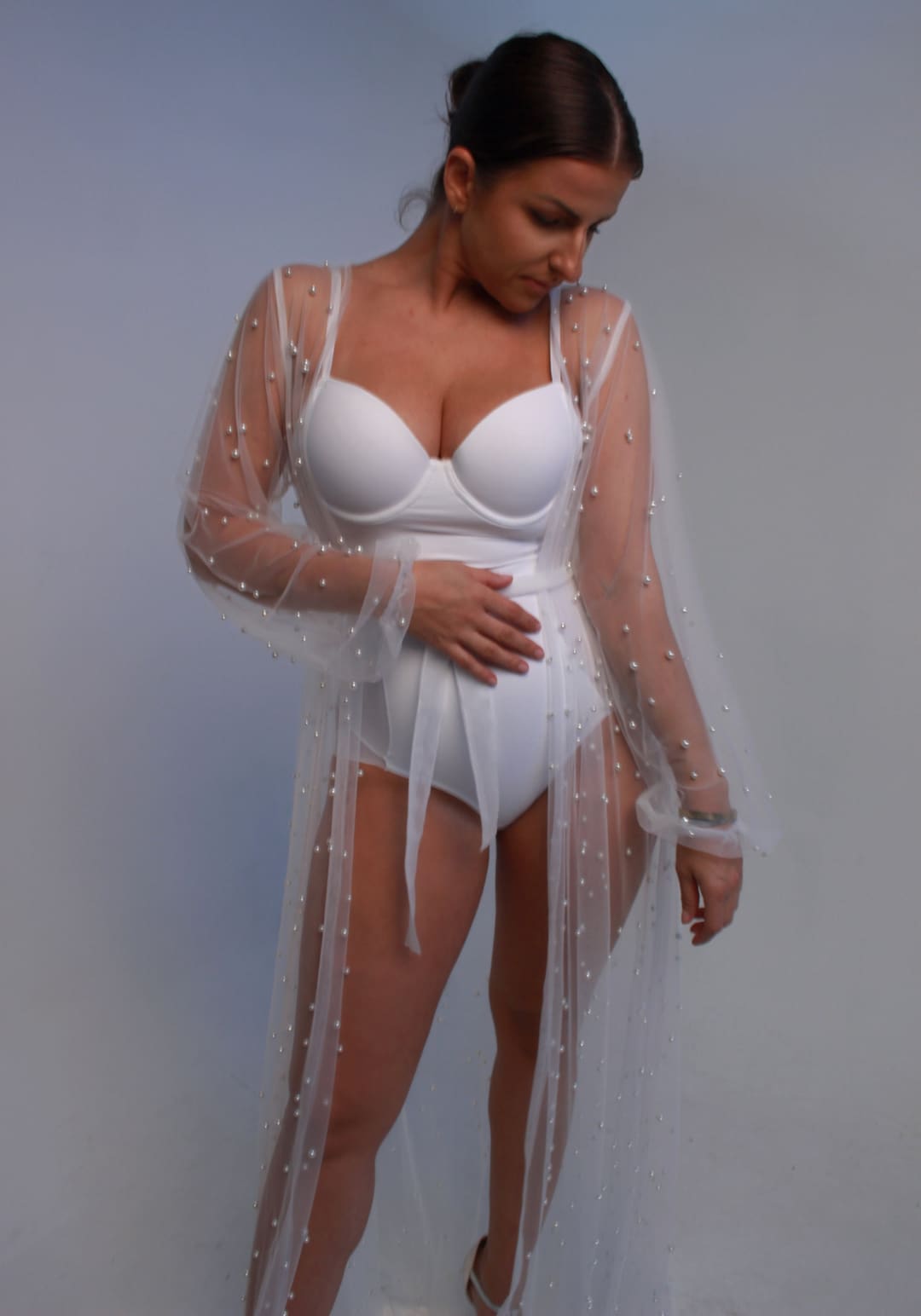 Bridal Shaping Bodysuit White White Tummy Control Wedding Bodysuit bridal-shaping-bodysuit-white-white-tummy-control-wedding-bodysuit