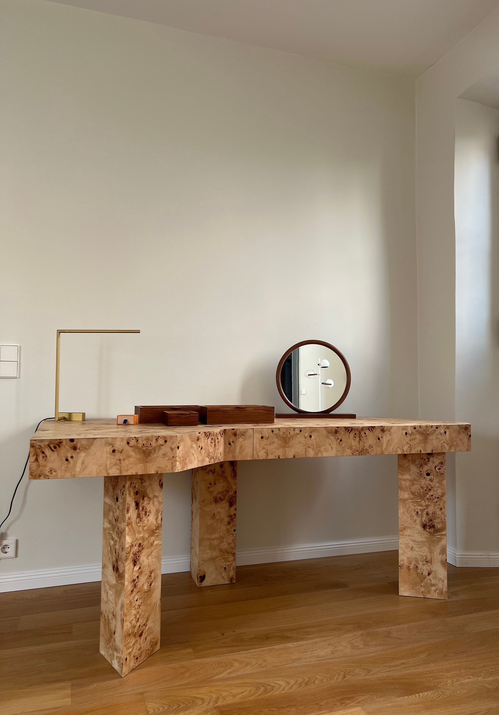 Burl 2024 wood desk