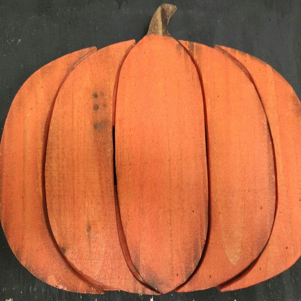 Farmhouse Wooden Pumpkin