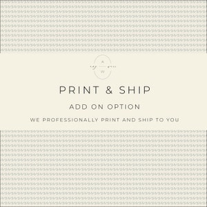 PRINT AND SHIP Add On Option for Digital Prints, Mailed Physical Print of Your Choice