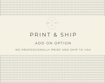Print and Ship Add-On for Digital Prints