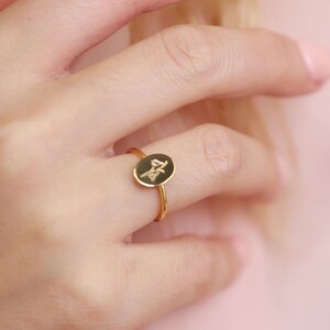 Personalized Birth Flower Ring, Birth Flower Ring, BirthFlower Jewelry, Birth Month Flower Ring, Personalized Ring, Christmas Gift for Her