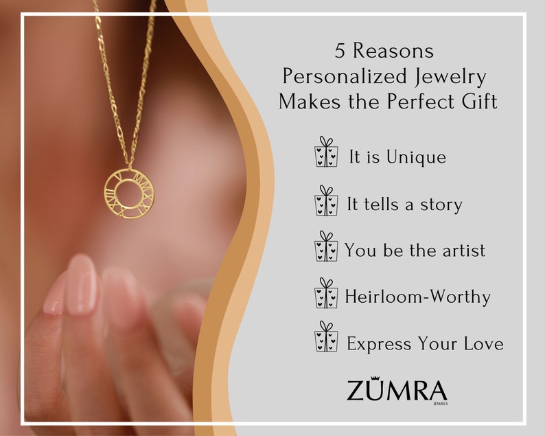 Roman Numeral Necklace