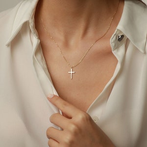 Gold Cross Necklace