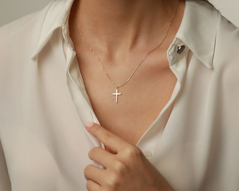 Gold Cross Necklace