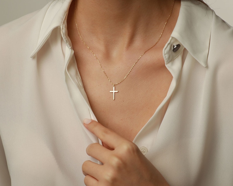 Gold Cross Necklace