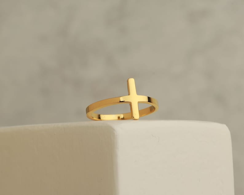 Silver Cross Ring