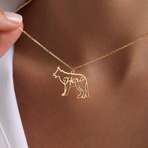 Personalized Dog Necklaces for Women, Dog Breed Necklace, Dog Loving Mom Gift, Dog Memorial Necklace, Gift for Dog Lovers, Dog Loss Necklace