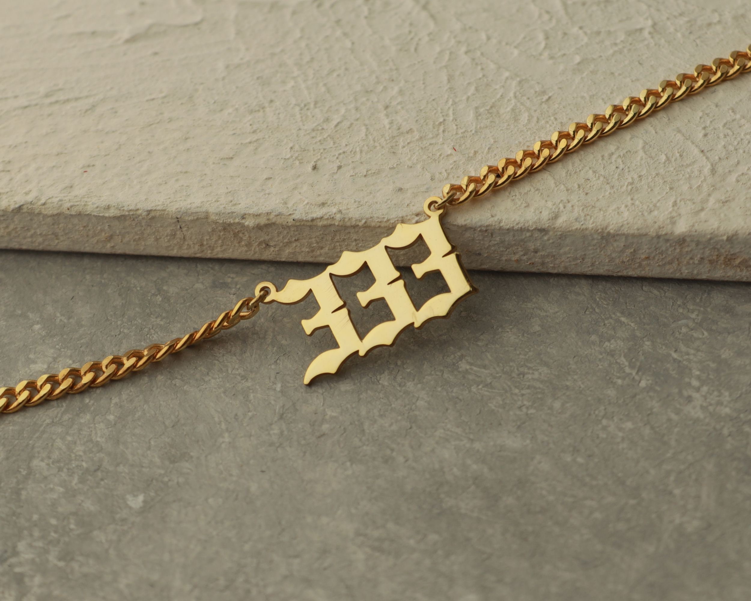 Angel Number Necklace, Custom Angel Number Necklace, Angel Number Gift ...