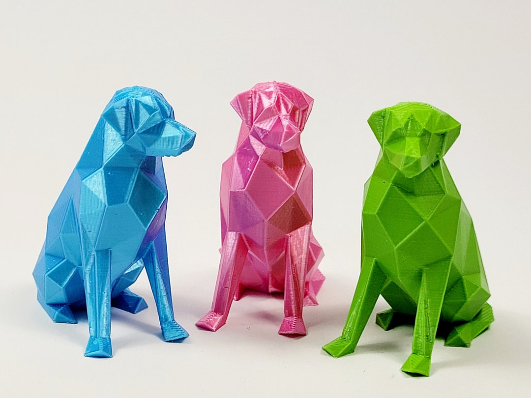 3D Labrador Figure, Decoration, Statue, Sculpture, Art, Low Poly ...