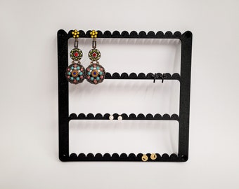 3D-gedruckter Ohrring Halter, Schmuckständer, für Wand, Tür, Aufbewahrung, Ohrstecker, Ohrschmuck, Organizer, platzsparend, Wunschfarbe