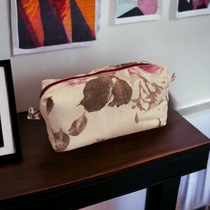makeup bag | toiletry bag | cosmetic bag roses