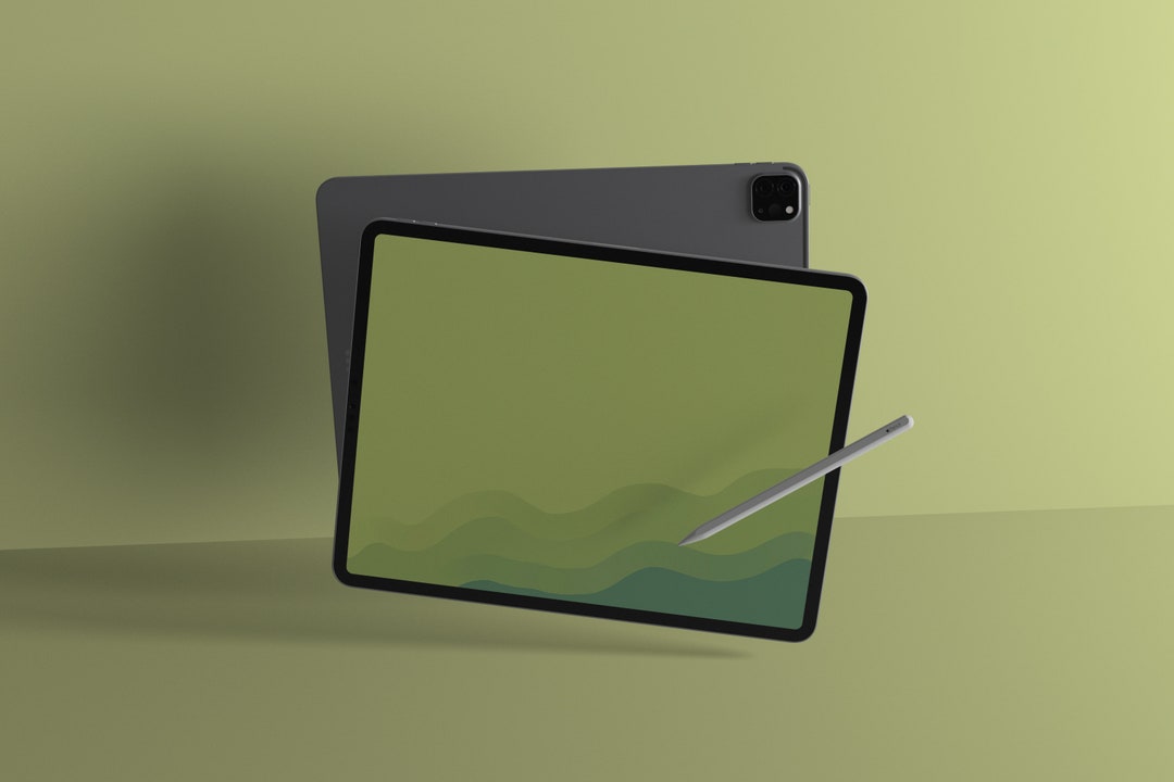 Moss Olive Green Ipad Wallpaper Etsy