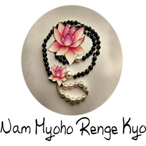 Nam Myoho Renge Kyo Canto di preghiera giapponese Mantra "Legge mistica del Sutra del loto" Alta risoluzione Tutto Stampa grafica PNG 300 DPI Trasparente