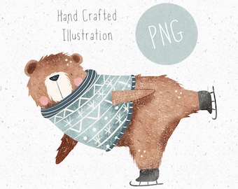 PNG for Sublimation, Bear PNG, PNG Baby Clothing, Woodland png file, Bear Clipart, Woodland Clipart, png Commercial use, png Bear Graphic