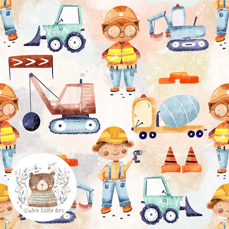 Transportation Seamless Pattern Vehicle Repeat Pattern for Fabric ...