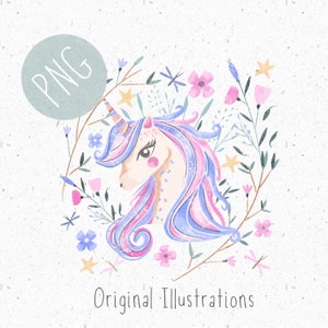 PNG for Sublimation Unicorn Clipart Baby Girl Pink  Clipart Girly Clipart Unicorn PNG clothing PNG for Tumblers Transparent image unicorn