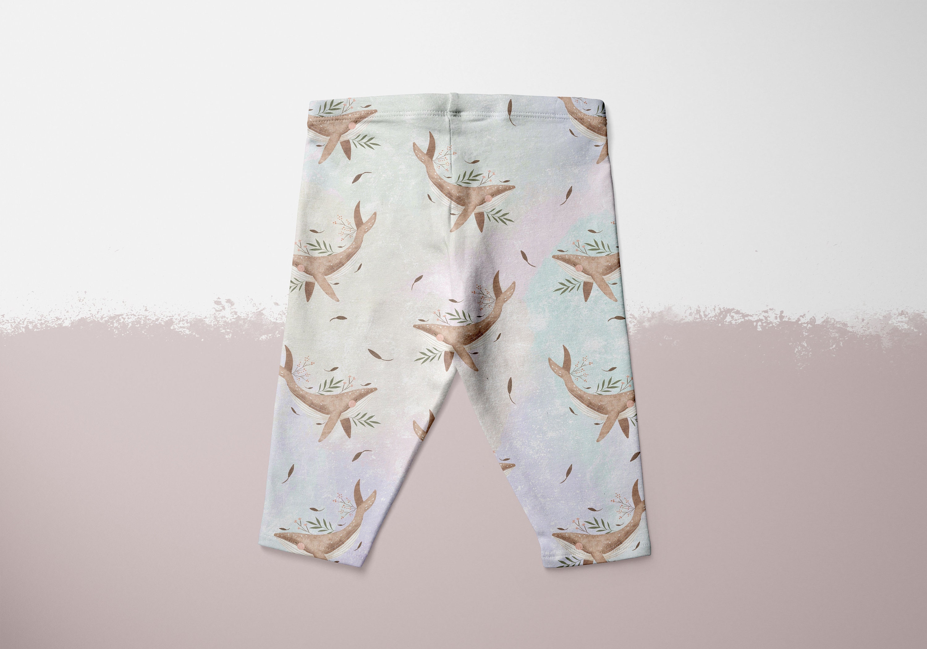 Blue Whale Seamless Pattern Pastel Repeat Pattern Girls Seamless File ...
