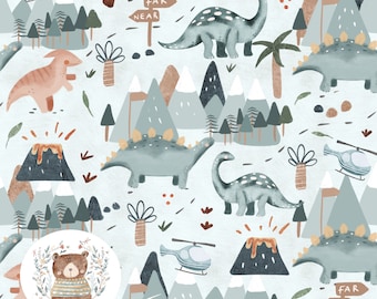 Dino seamless file Dinosaur sublimation boys patterns for fabric gender neutral seamless repeat pattern cute patterns for kids commercial