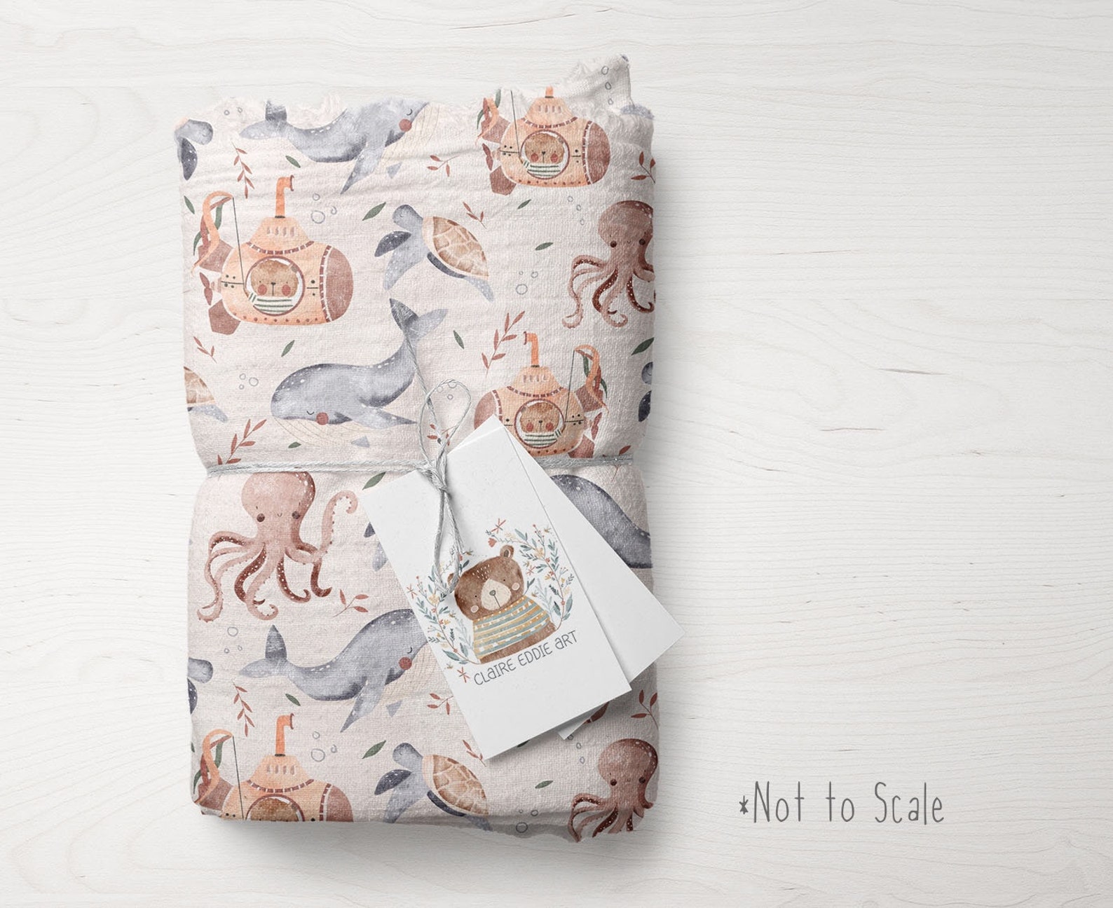 Underwater Seamless Pattern Sea Animal Seamless Digital Paper Under the ...
