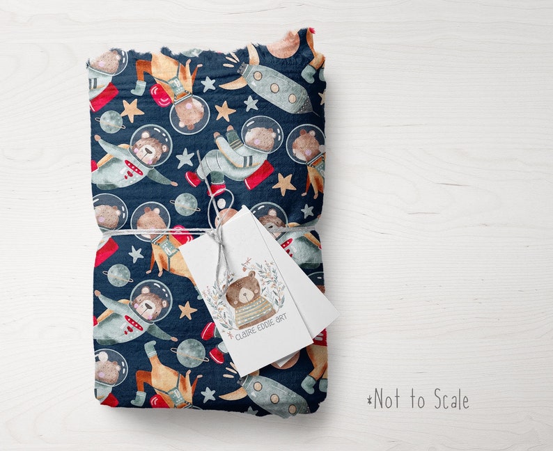 Space Seamless Pattern Astronaut Seamless Digital Paper Space Repeat ...