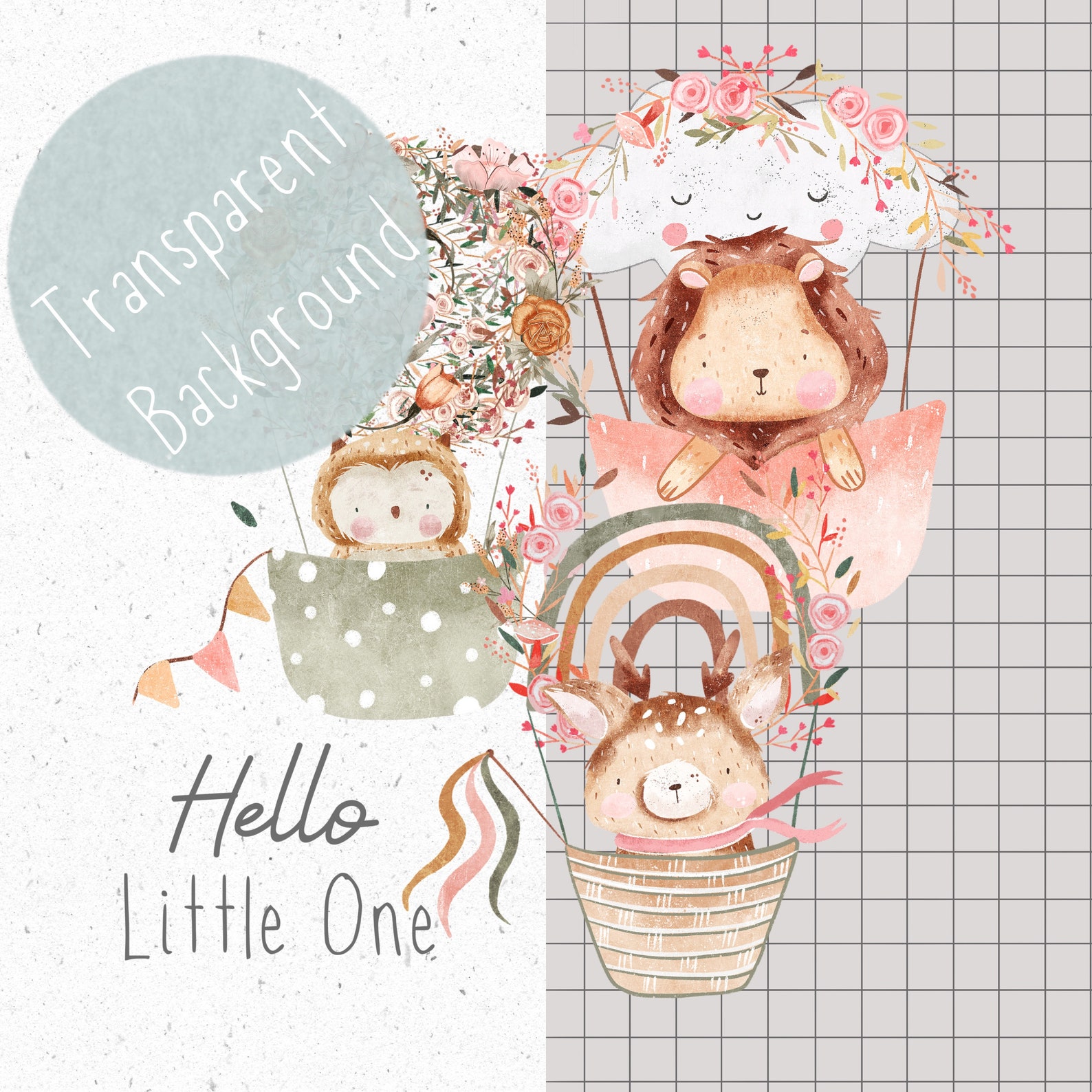 1 PNG for Sublimation New Baby PNG Baby Clothing Clipart Cute Animal ...