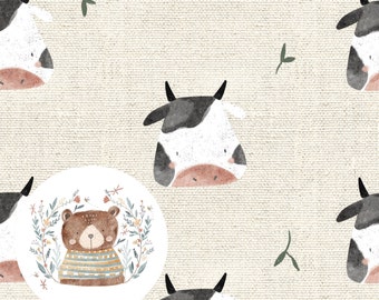 Seamless Pattern Farm Digital Paper Cow Repeat Pattern for fabric New baby seamless pattern farmyard repeating pattern newborn seamless kid
