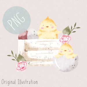 Easter PNG for Sublimation Easter Clipart Chicks png Easter Egg Clipart Spring png Cute baby chick graphic Chicken Clipart First Easter png