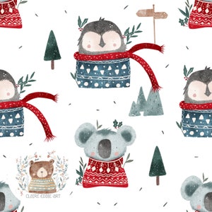 Weihnachten nahtlose Muster Weihnachten nahtlose digitales Papier Weihnachten Scrapbook Papier Weihnachten nahtlose Muster für Stoff digitale Datei