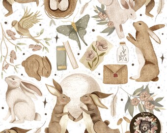 Ostern Nahtlose Muster Frühling Rapportmuster für Stoff Osterhase nahtlose Datei Kaninchen Muster Vogel Digitales Papier Wald nahtlose Nest