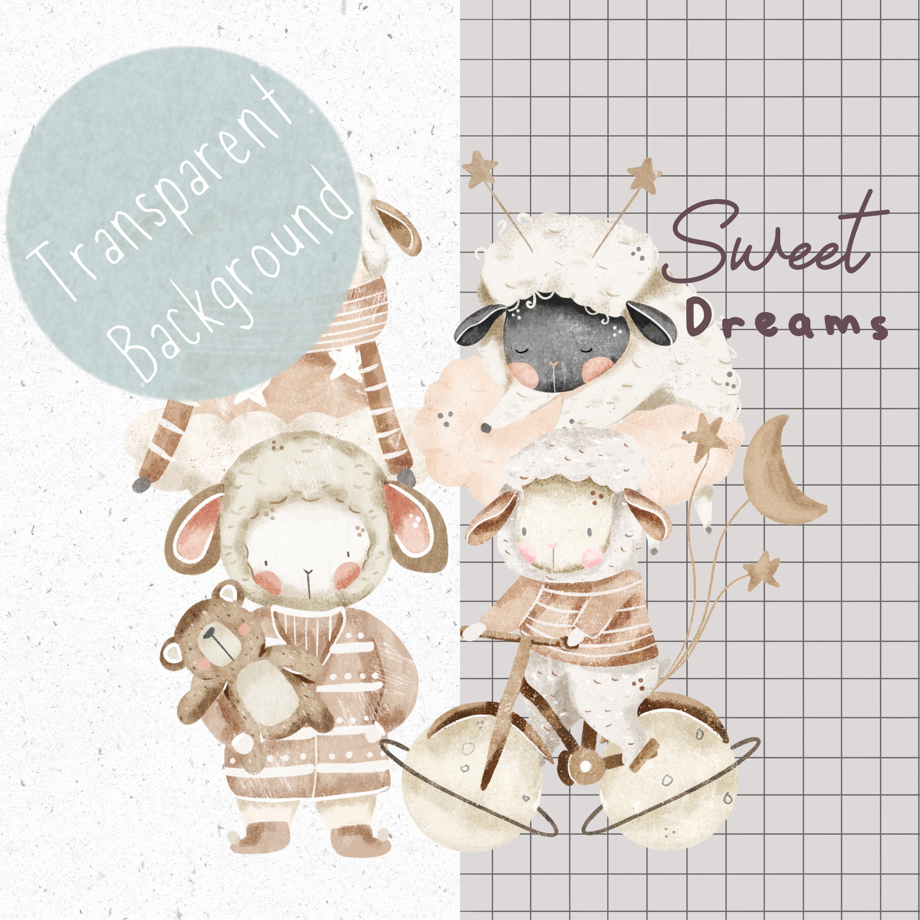 1 PNG for Sublimation New Baby PNG Baby Clothing Clipart Cute Sheep PNG ...